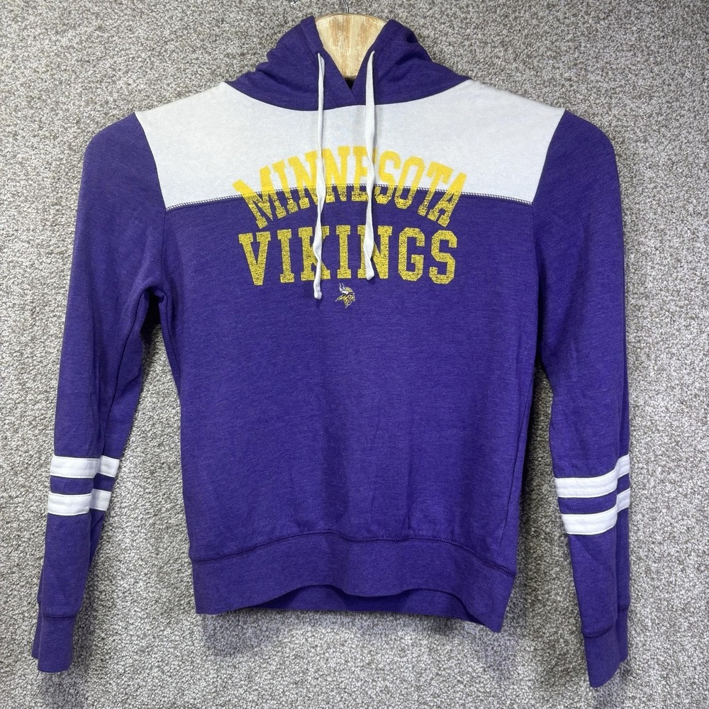 Minnesota Vikings Sweatshirt Womens Medium NFL Football Team Apparel Hoodie